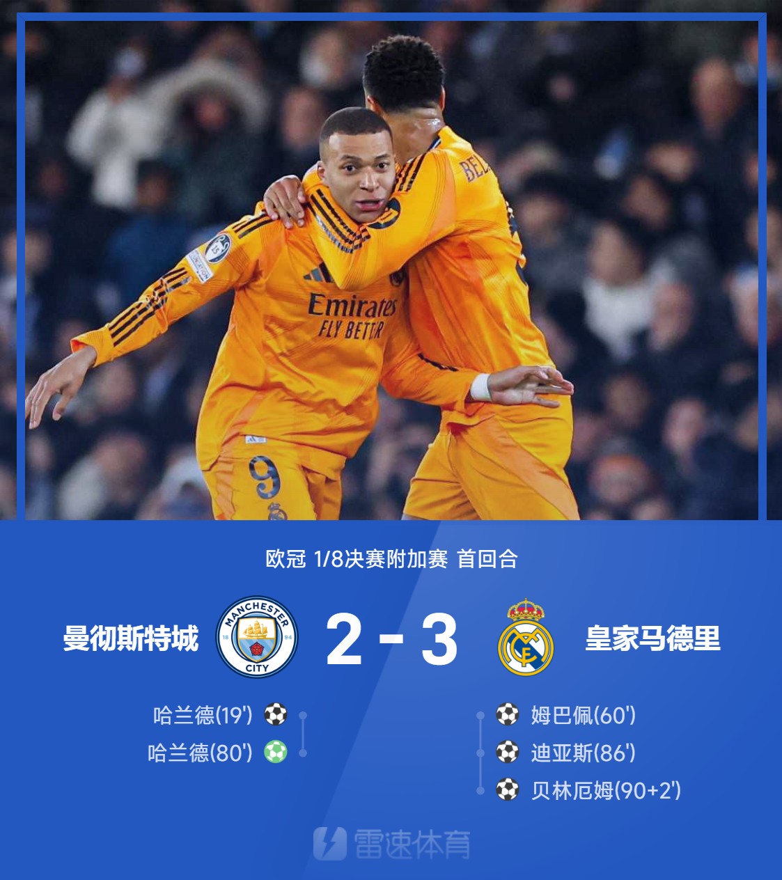 皇马晋级,另一巴萨曼城无缘欧冠 皇马晋级,另一巴萨曼城无缘欧冠